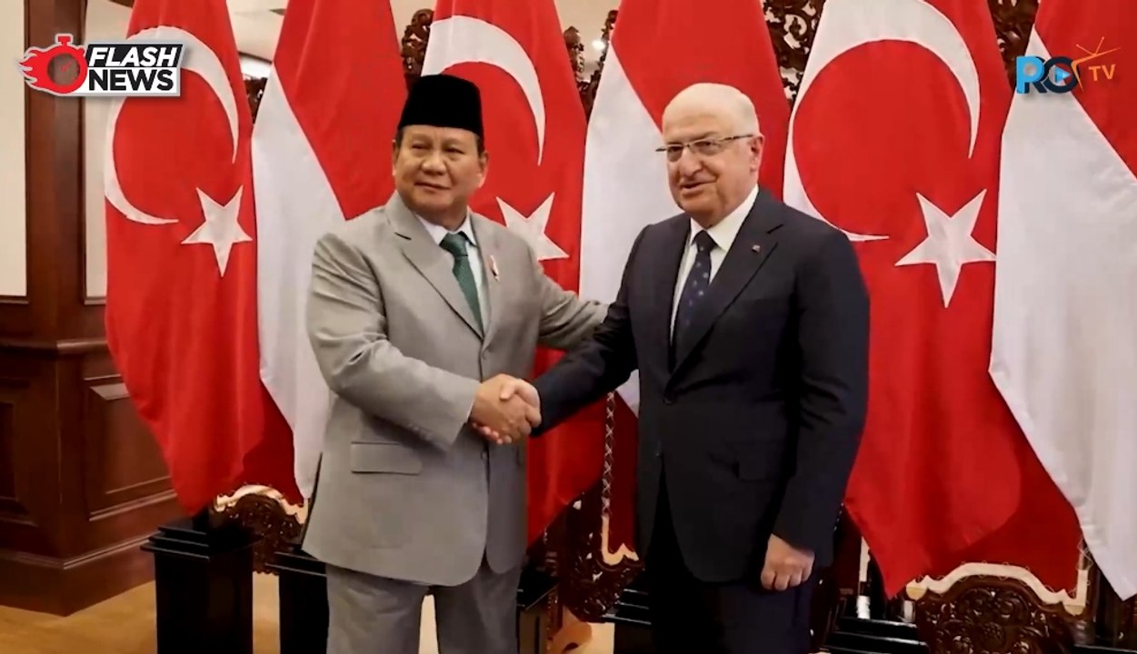 Menhan Prabowo Terima Kunjungan Menteri Pertahanan Turki