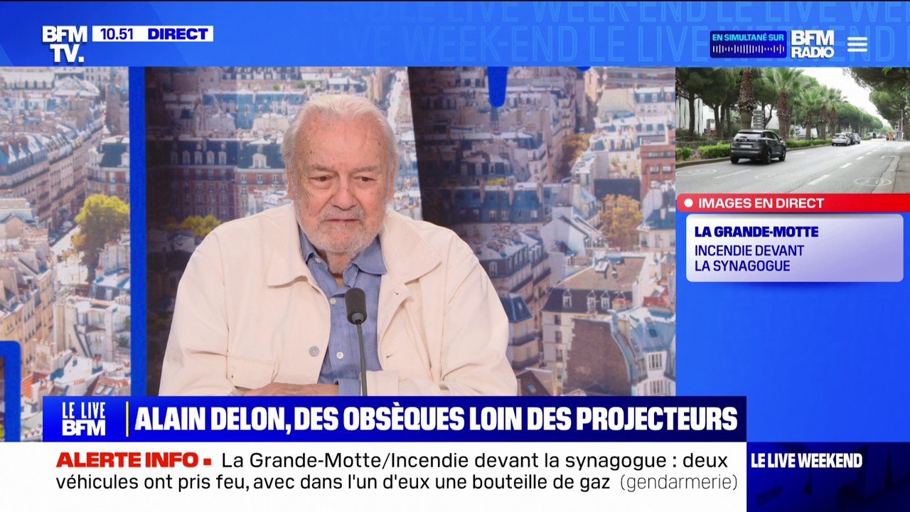 Norbert Saada (producteur et ami d'enfance d'Alain Delon): "C'est une grande page qui se tourne, de ma vie, de la vie de ses proches, et même de l'histoire du cinéma français"