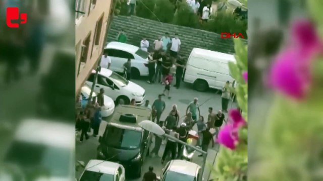 Ters yön kavgasında tekme ve yumruklar havada uçuştu