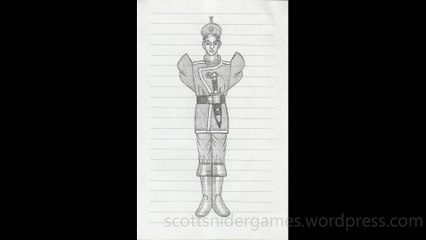 Soldier Pencil Sketch Video #348 (08-23-2024)