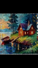 Lakeside Cottage Rug Hooking Kit