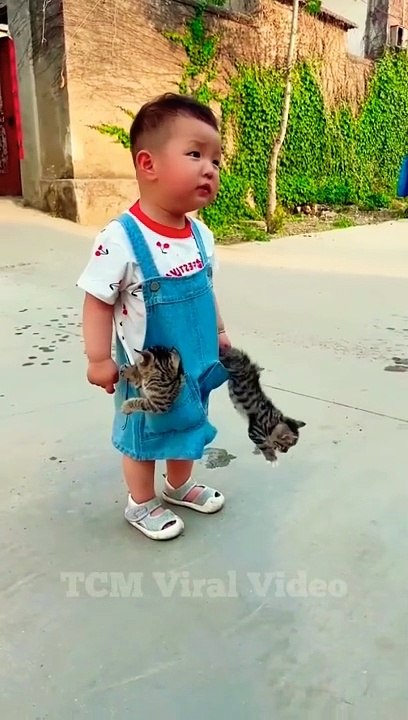 Little kid with Little bit