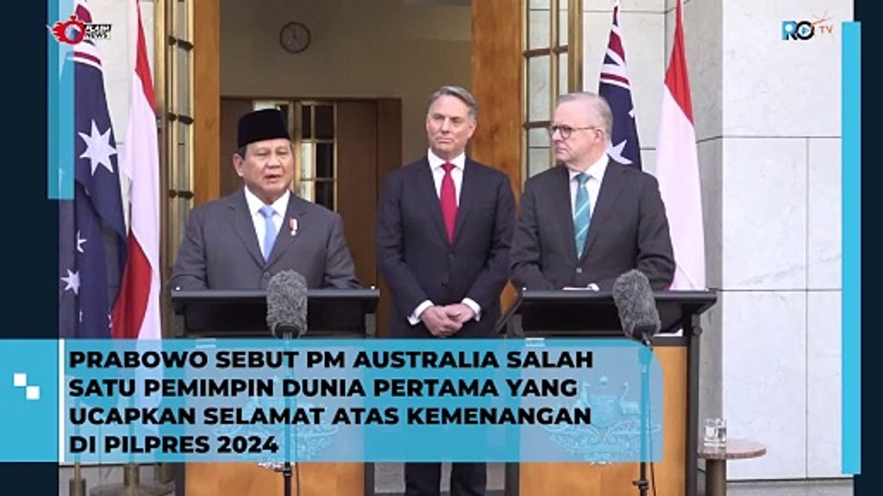 PM Australia Salah Satu Pemimpin Dunia Pertama yang Ucapkan Selamat atas Kemenangan di Pilpres 2024