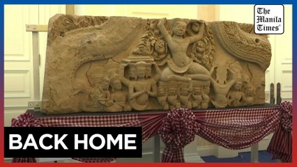 Cambodia holds homecoming ceremony for return of looted antiquities