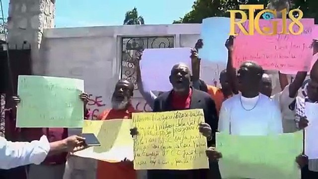 Sendika Ouvriye ak Ouvriyè Konsekan EDH reyalize yon sitin pou denonse koripsyon ki genyen nan EDH