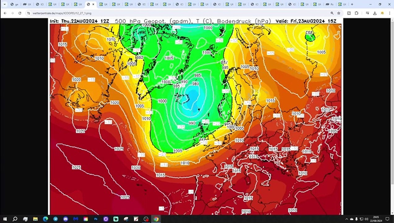 UK Weather Forecast_ Severe Gales From Storm Lillian (Friday 23rd August 2024)