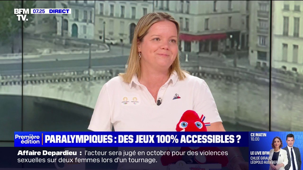 Jeux paralympiques: "La prise de conscience" du besoin d'accessibilité "est là aujourd'hui", estime Ludivine Munos (responsable accessibilité et intégration Jeux de Paris 2024)