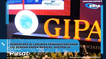 Kemenpora RI Lakukan Penandatanganan LOI dengan Aspen Medical, Australia