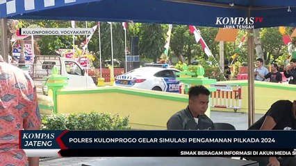 Polres Kulonprogo Gelar Simulasi Pengamanan Pilkada 2024