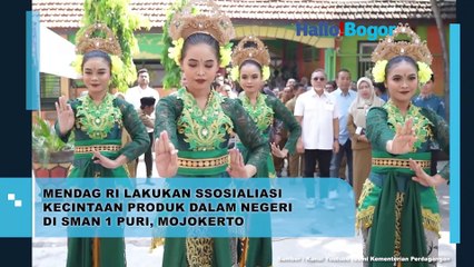 Mendag Zulkifli Hasan Ajak Siswa SMAN 1 Puri Mojokerto Cintai Produk Dalam Negeri