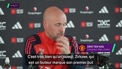 Man. United - Erik ten Hag sur Zirkzee : “Marquer à son 1er match donne de la confiance”