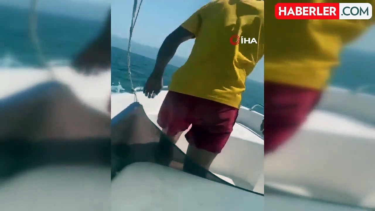 Yalova'da deniz simidiyle açıklara sürüklenen çocuk böyle kurtarıldı