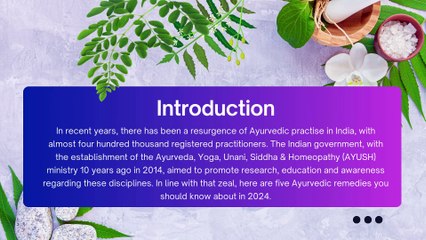 5 Ayurvedic Medicines You Should Know About in 2024