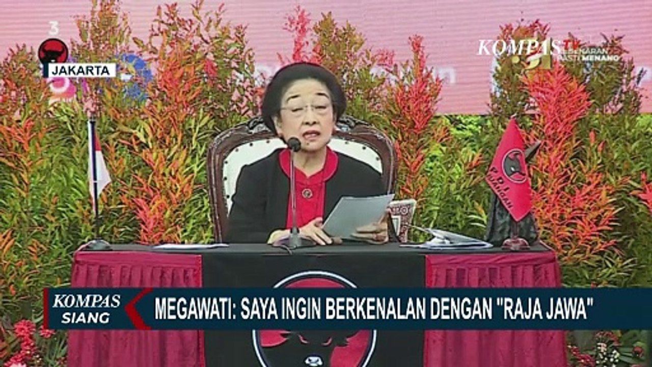 Mengaku Tertawa dengar Bahlil Sebut 'Raja Jawa', Megawati: Saya Mau Kenal, Sejak Kapan Ada?