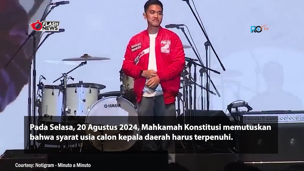 Putusan MK ini Menghalangi Langkah KAESANG Maju Pilkada 2024