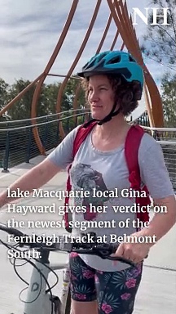 ⁣Gina Hayward gives her opinion on the new segment of the Fernleigh Track Canva reel