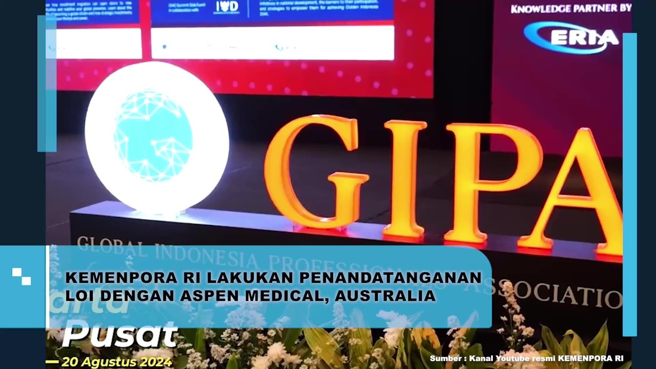Kemenpora RI Lakukan Penandatanganan LOI Dengan Aspen Medical, Australia