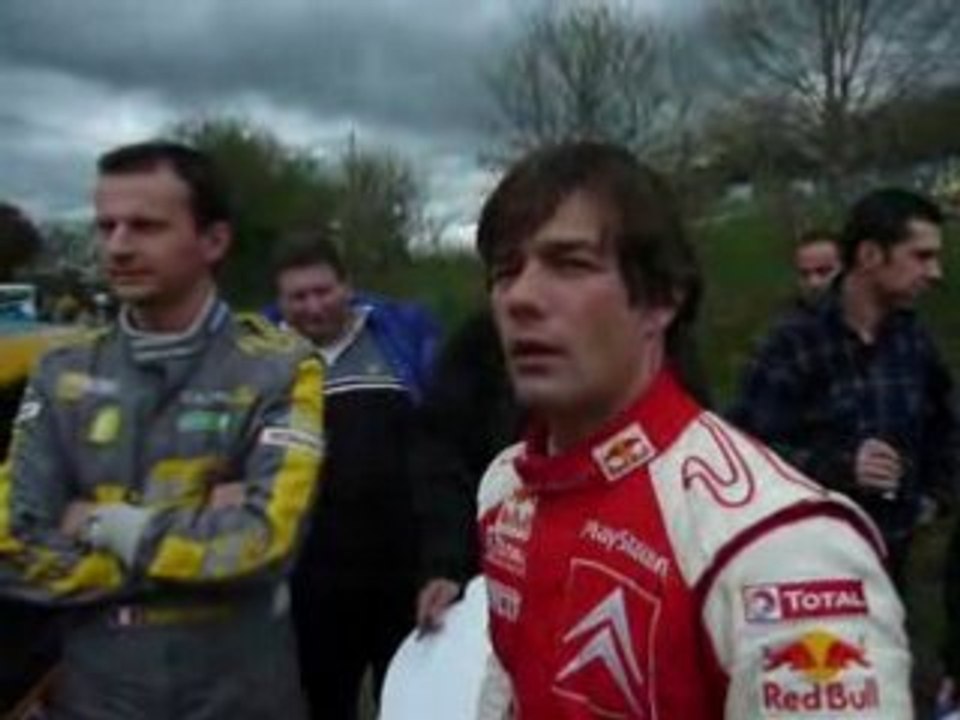 loeb 1wrc C2R2 rallye de charbonnieres 18 04 2008