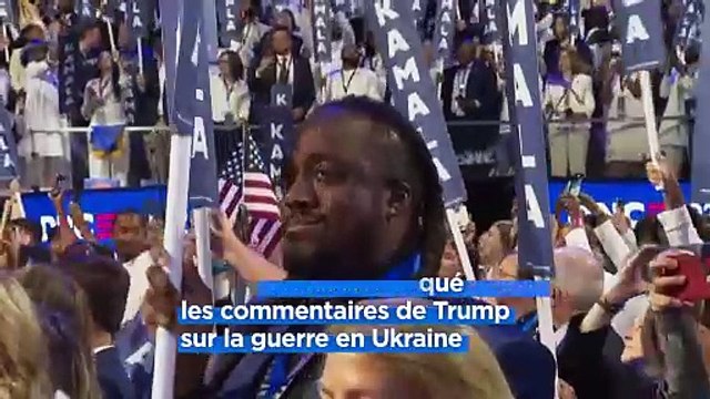 Kamala Harris accepte l'investiture démocrate et défend l'Ukraine et l'OTAN dans son discours