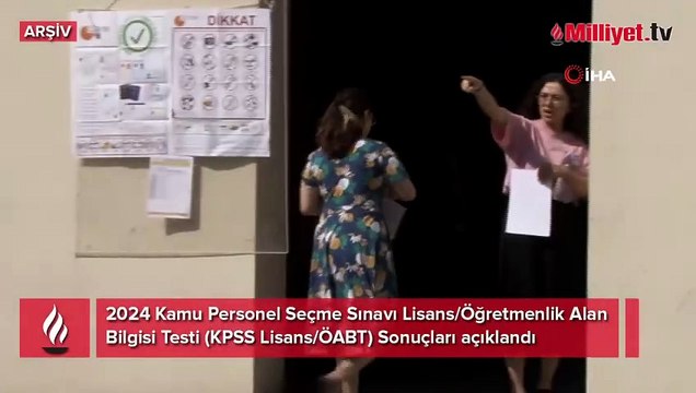 KPSS lisans sınav sonuçları açıklandı