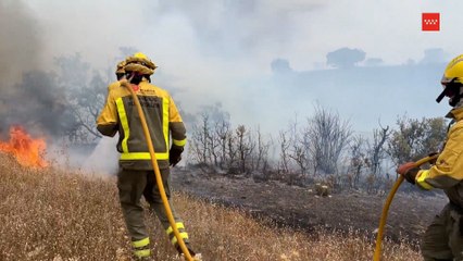 Un incendio en Tres Cantos ha quemado 535 hectáreas