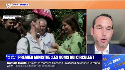 Pierre Jouvet (député européen PS) interrogé sur les autres noms pour le poste de Premier ministre: "Notre candidate est Lucie Castets, rien que Lucie Castets"