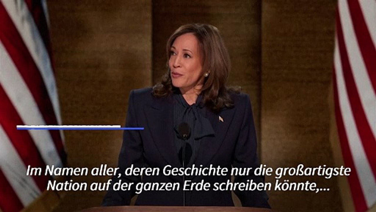 Harris: 'Ich nehme die Nominierung an'