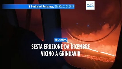 Islanda, sesta eruzione da dicembre sulla penisola di Reykjanes: lava da una fessura di 4 chilometri