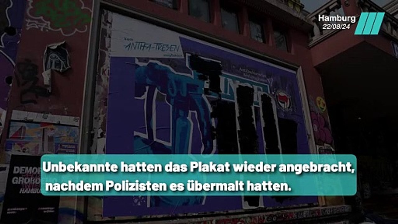 „13 Dinge gegen die AfD“: Plakat in Hamburg sorgt für Ermittlungen