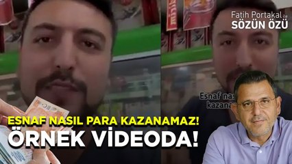 ESNAF NASIL PARA KAZANAMAZ! ÖRNEK VİDEODA!