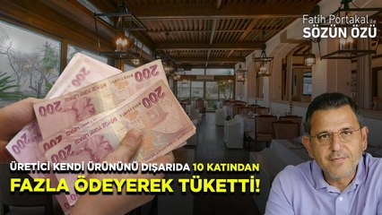 ÜRETİCİ KENDİ ÜRÜNÜNÜ DIŞARIDA 10 KATINDAN FAZLA ÖDEYEREK TÜKETTİ!