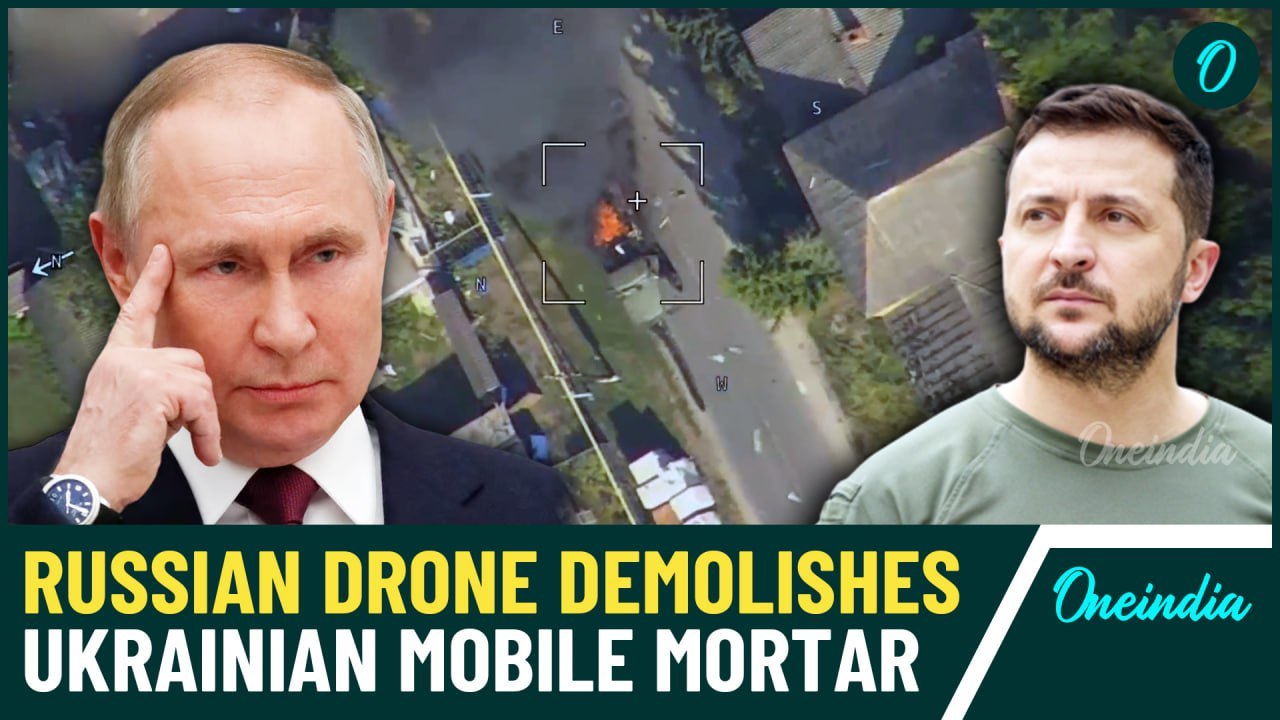 Putin's Men Rain Fire As Lancet Drone Burn Ukrainian Mobile Mortar | Watch the Devastation Unfold!