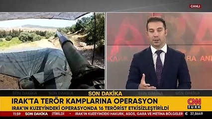 SON DAKİKA: Irak'ın kuzeyindeki terör kamplarına darbe! 16 TERÖRİST ETKİSİZ!