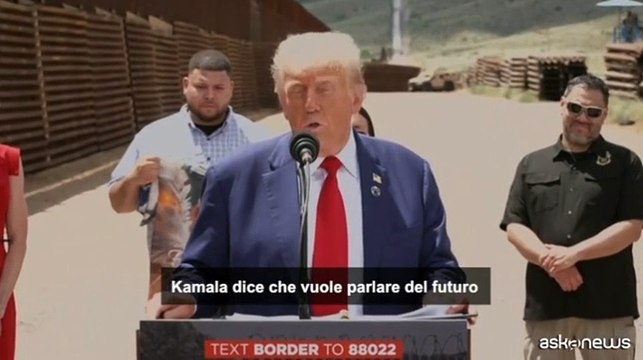 Usa2024, Trump attacca Harris su immigrazione e frontiere aperte