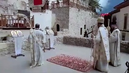 Tarihi Sümela Manastırı'nda 11'inci ayin