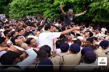 CG Hindenburg Report: ED दफ्तर जा रहे कांग्रेसी नेताओं की पुलिस से झूमाझटकी