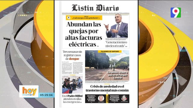 Titulares de prensa dominicana viernes 23 de agosto 2024 | Hoy Mismo