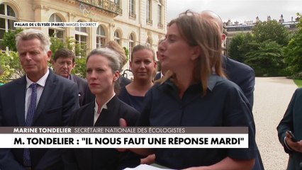 Marine Tondelier : «Un premier signal extrêmement favorable»