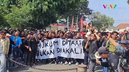 Alam Ganjar Ikut Aksi Turun Ke Jalan