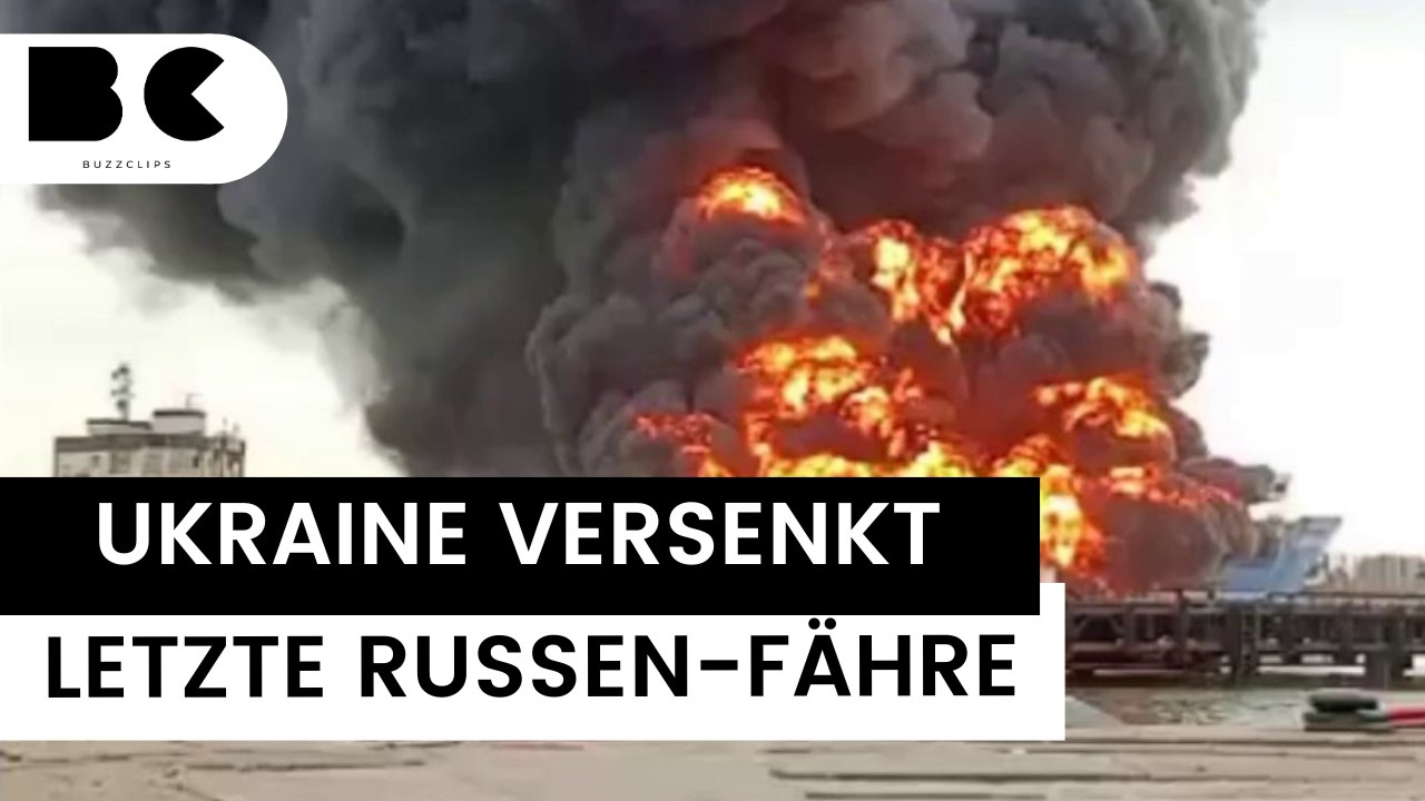 Ukraine zerstört letzte russische Fähre mit Neptun-Rakete