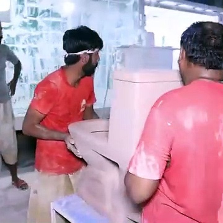 Manufacturing Process of Indian Ceramic Toilet Commode seat 2