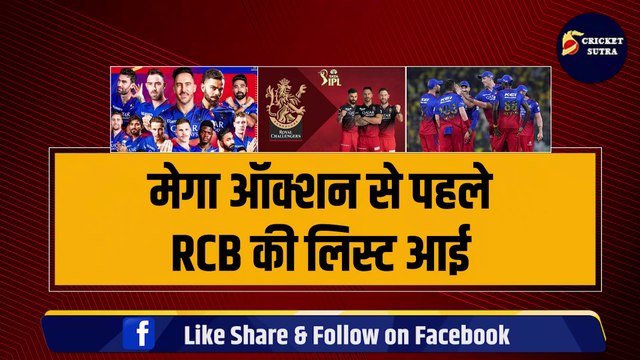 IPL 2025 Mega Auction से पहले RCB की फाइनल लिस्ट आई! Maxwell को लेकर आया बड़ा अपडेट, 8 धांसू खिलाड़ी बाहर | IPL | Kohli | Siraj