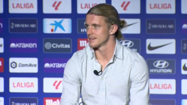 Presentación de Conor Gallagher con el Atlético de Madrid