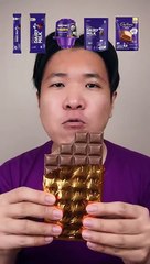 EATING VARIOUS KIND OF CADBURY CHOCOLATE _asmr _mukbang _shorts(480P)
