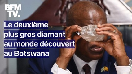Le deuxième plus gros diamant au monde découvert au Botswana