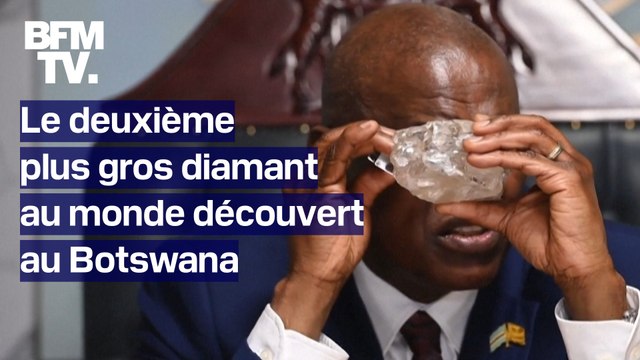 Le deuxième plus gros diamant au monde découvert au Botswana
