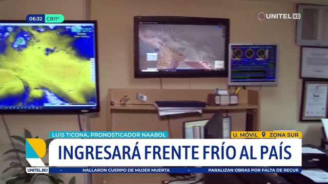 Frente frío en Santa Cruz afectará a Beni, mientras que Cochabamba enfrentará fuertes vientos