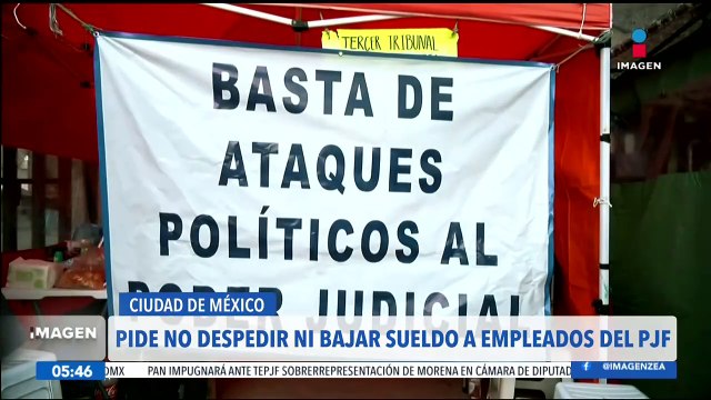 López Obrador asegura que trabajadores del Poder Judicial en paro no serán despedidos