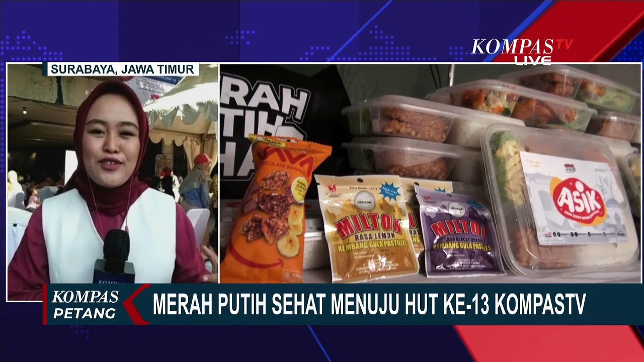 Kegiatan Merah Putih Sehat di Surabaya, Kontribusi Nyata KompasTV untuk Generasi Indonesia