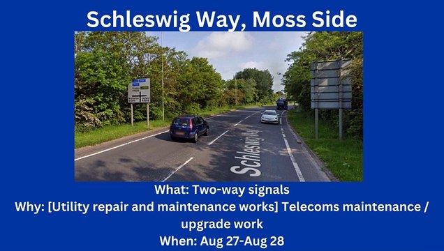 Roadworks starting in Preston & South Ribble (26/8-1/9)